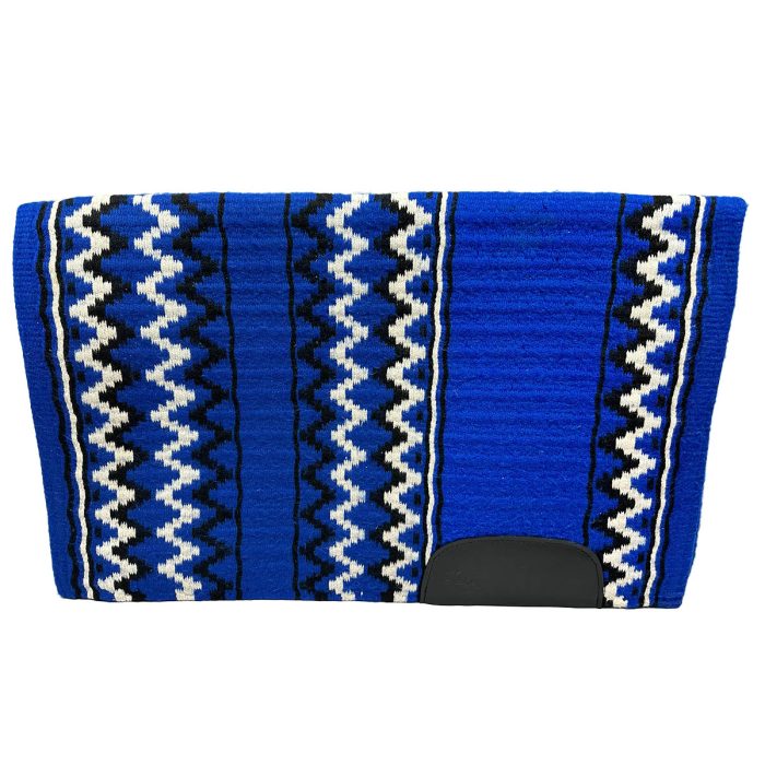 Bright Royal with Black and White saddle blanket
